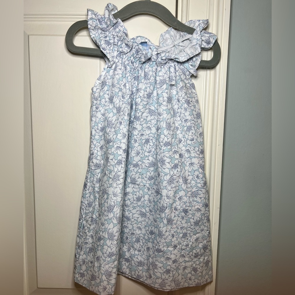 Little English 4T ruffled collar sleeveless dress